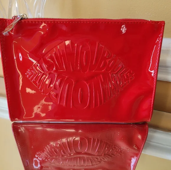 Christian Louboutin Red Cosmetic Bag - Picture 4 of 11